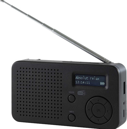 Imperial DABMAN 17 Portable Rechargeable Radio DAB+ with Bluetooth and USB Black
