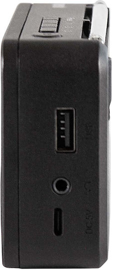 Imperial DABMAN 17 Portable Rechargeable Radio DAB+ with Bluetooth and USB Black
