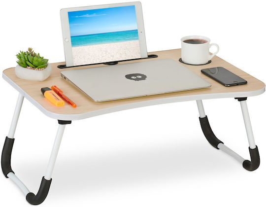 Relaxdays Relaxdays Laptop-Ständer Für Laptop Bis 17 Zoll Lichtbraun 10043302