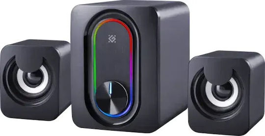 Defender V14 Ηχεία Υπολογιστή 2.1 με Bluetooth και Ισχύ 11W Μαύρα