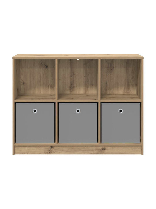 Bufet Din Lemn cu Sertare Stejar 102x32x73.5cm