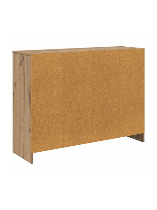 Bufet Din Lemn cu Sertare Stejar 102x32x73.5cm