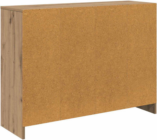 Буфет Дървен с Чекмеджета Дъб 102x32x73.5cm