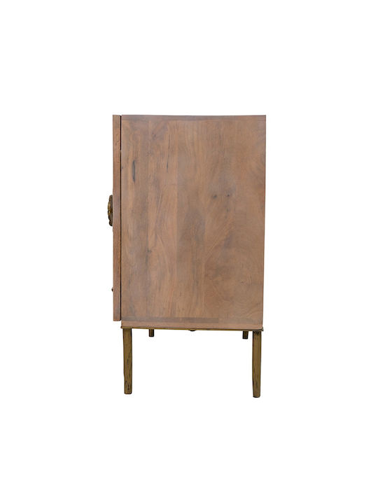 Sideboard Siena From Solid Wood Brown 83.8x40.6x76.2cm