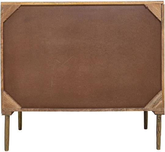 Μπουφές Siena από Μασίφ Ξύλο Καφέ 83.8x40.6x76.2cm