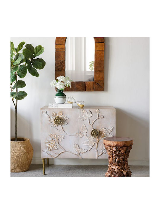 Sideboard Siena From Solid Wood Brown 83.8x40.6x76.2cm
