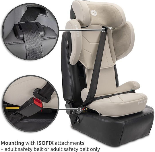 Lorelli GrowGo Καθισματάκι Αυτοκινήτου High-back Booster i-Size με Isofix Pink