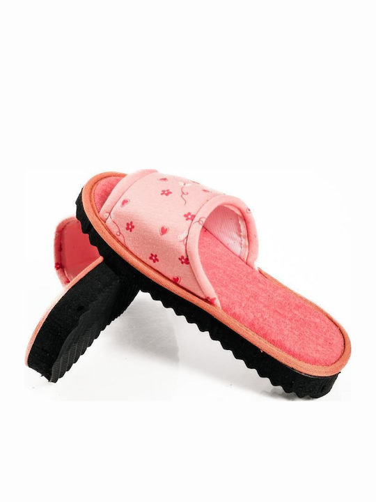 Terry Damen Hausschuhe Sliders Rosa