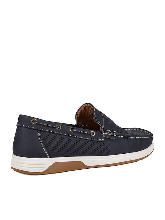 Ανδρικά Loafers σε Μπλε Χρώμα
