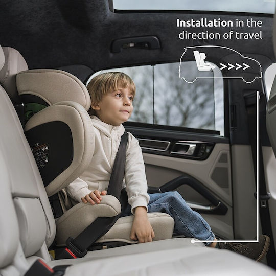 Lorelli GrowGo Καθισματάκι Αυτοκινήτου High-back Booster i-Size με Isofix Beige