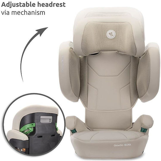 Lorelli GrowGo Καθισματάκι Αυτοκινήτου High-back Booster i-Size με Isofix Green