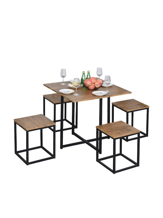Esszimmer 5Stück 80x80cm