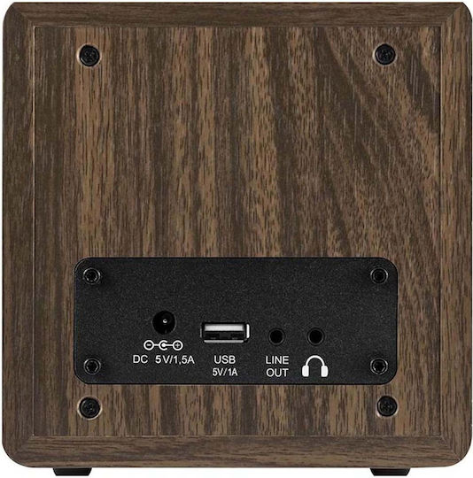 Imperial Модел i10 Настолен Радиоприемник DAB+ с Bluetooth и USB Кафяв