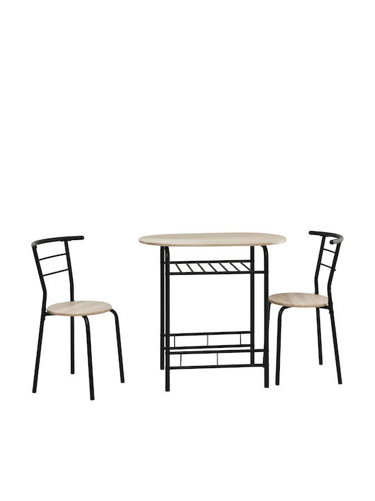 Sufragerie Travis 3buc Natural Dark 85x24buc