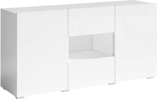 Delos Sideboard Weiß 137x69x38cm