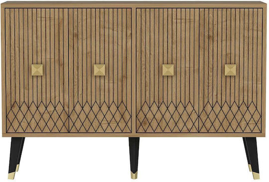 Μπουφές Carbin Ξύλινος 120x30x80cm