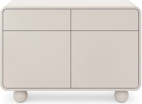 Μπουφές Albion Holz mit Schubladen White 108x75x39cm