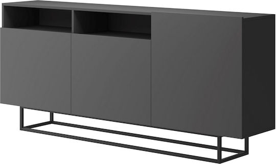 Μπουφές Ξύλινος Γραφίτης 180x37x82cm Μπουφές Ξύλινος Γραφίτης 180x37x82cm