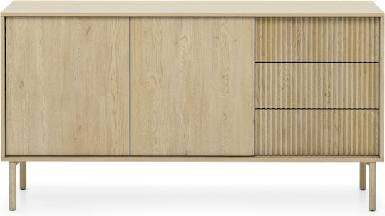 Мебели за съхранение Tavo дървен с чекмеджета Естествено 153x79x39см