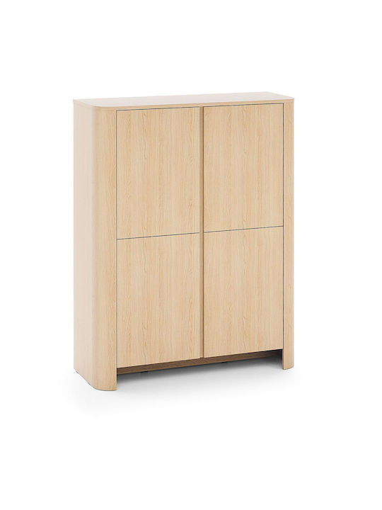 Μπουφές Bari Holz Natural Oak 103x39x132cm