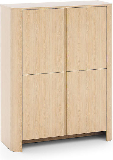 Μπουφές Bari Holz Natural Oak 103x39x132cm