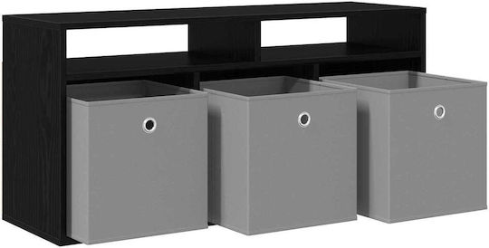 Stand TV Negru L102xA32xÎ48.5cm