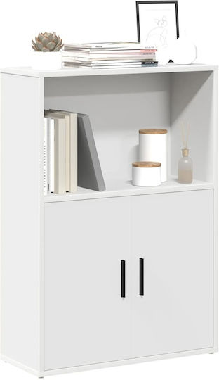 Μπουφές Ξύλινος Λευκό 60x24x85cm