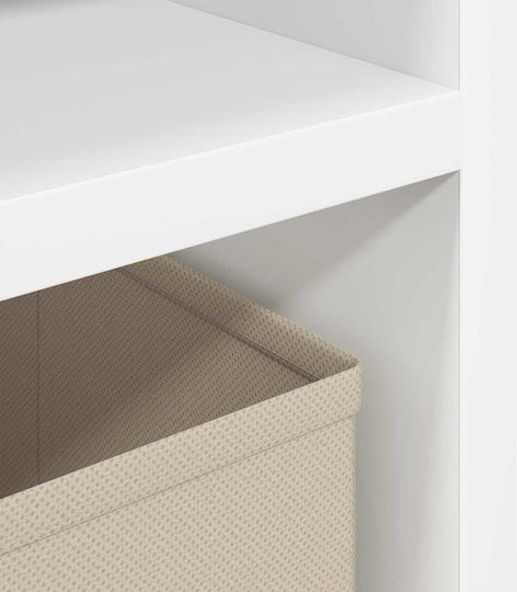 Bücherregal Weiß 72x22.5x38cm
