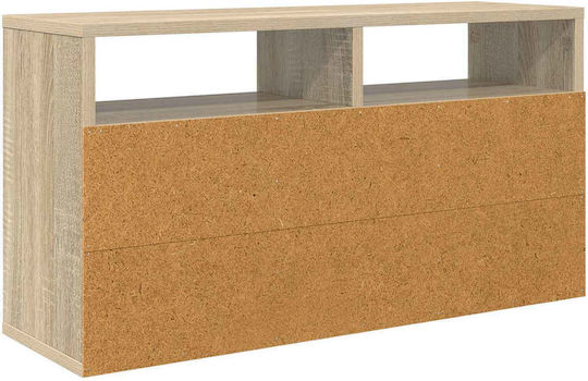 Brown Bookcase 72x22.5x38 cm