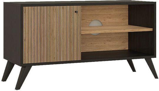 Μπουφές Flipter Ξύλινος Sonoma-μαύρο 100x40x51cm