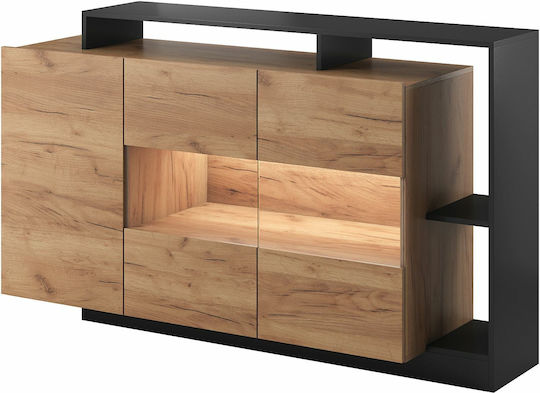 Μπουφές Alva L Ξύλινος Μπεζ 155x44x93.5cm Μπουφές Alva L Ξύλινος Μπεζ 155x44x93.5cm