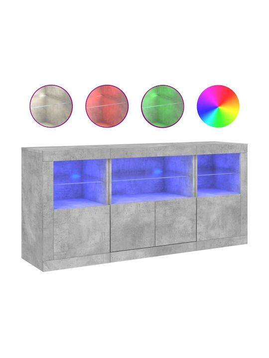 Μπουφές Gray 142.5x37x67cm