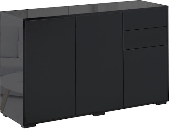 Μπουφές Ξύλινος με Συρτάρια 117x36x74cm