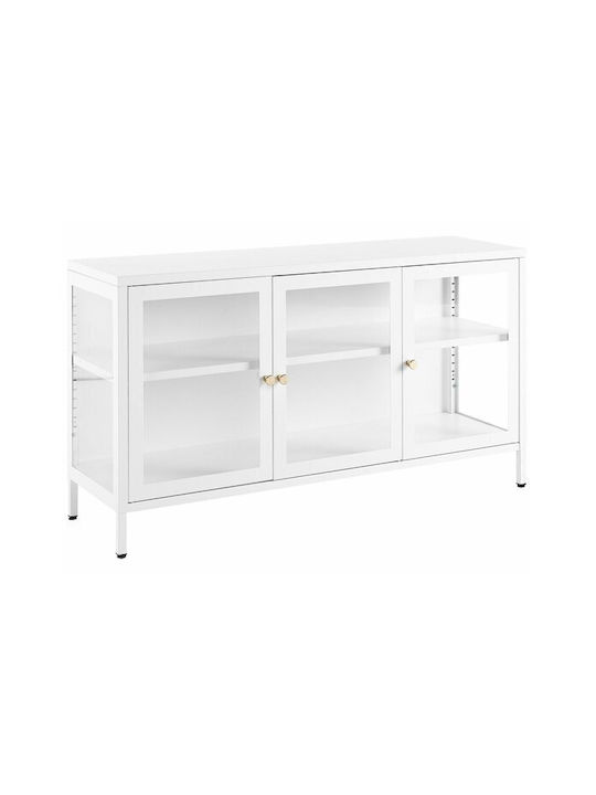 Μπουφές Berwyn 2450 White 115x35x65cm