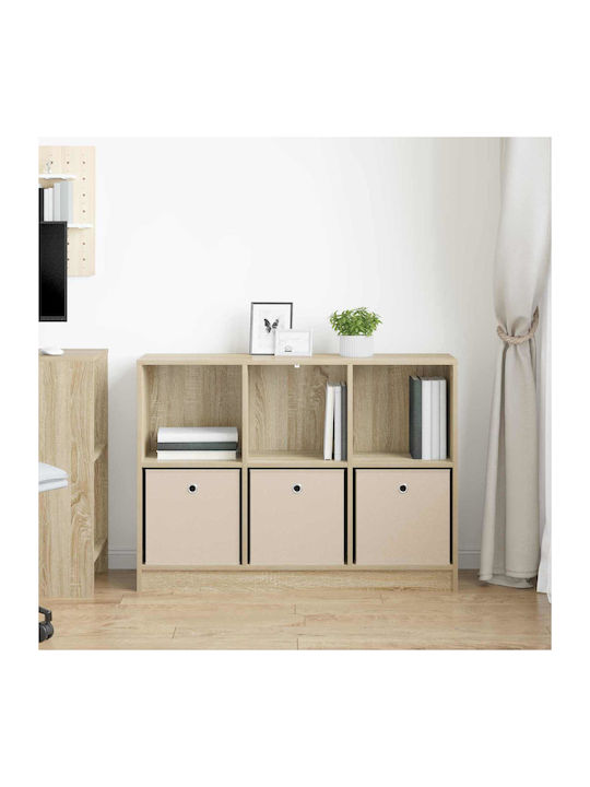 Βιβλιοθήκη Δρύς Sonoma 102x32x73.5εκ.