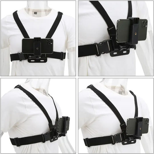 Universal Dual Pro Chest Mount Phones Cameras