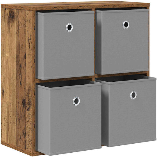 Bücherregal Altes Holz 59,5x27x57cm
