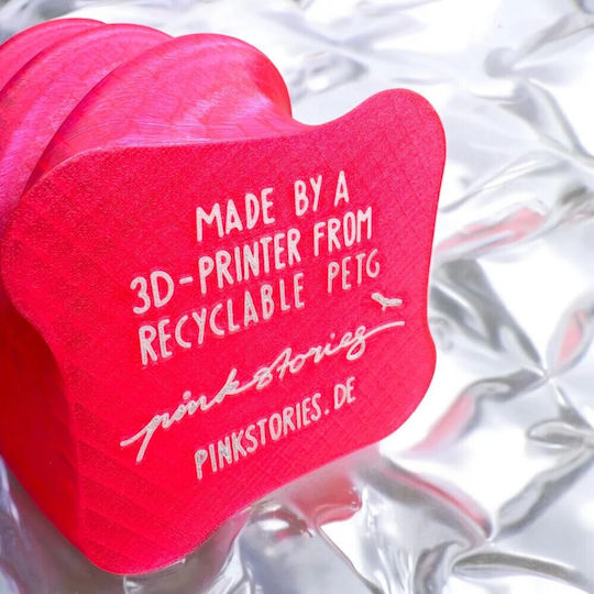 Sway 150% * Διακοσμητικό 3d Βάζο Neon Pink Translucent Pink Stories