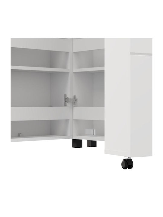 Ξύλινη Παπουτσοθήκη 92x33x113cm