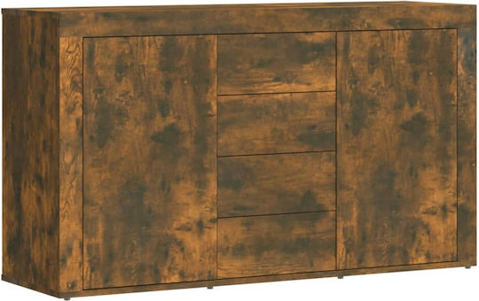 Bufet cu Sertare Stejar afumat 120x36x69cm