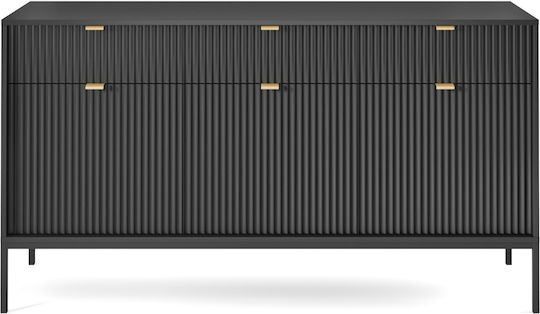 Μπουφές Nova Ξύλινος με Συρτάρια 154x39x83cm