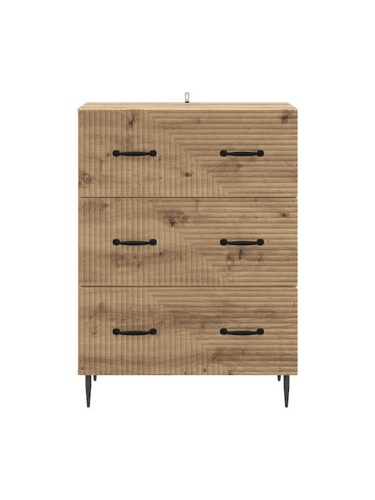 vidaXL Kommode Schlafzimmer Holz 66x34.5x89.5cm