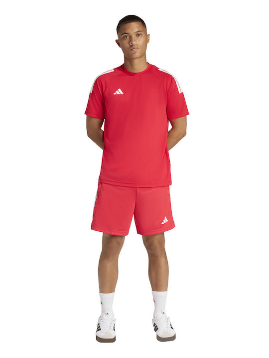3-Stripes Мъжка Бермуда Червена