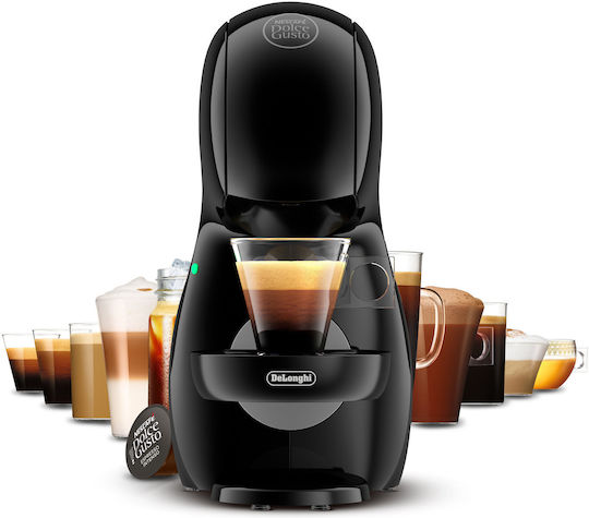 De'Longhi Piccolo Xs Καφετιέρα για Κάψουλες Dolce Gusto Πίεσης 15bar Μαύρη