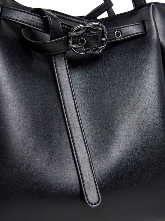 Signature Tessa Women's Shoulder Bag Black