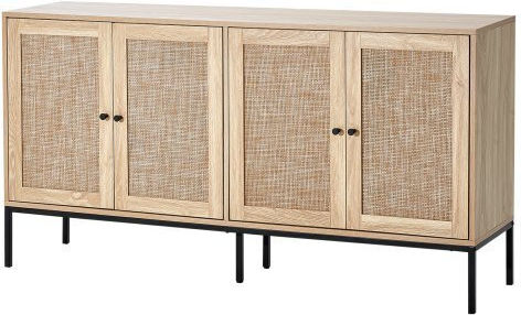 Μπουφές από Ξύλο & Μέταλλο Φυσικό 150x36x80cm Μπουφές από Ξύλο & Μέταλλο Φυσικό 150x36x80cm