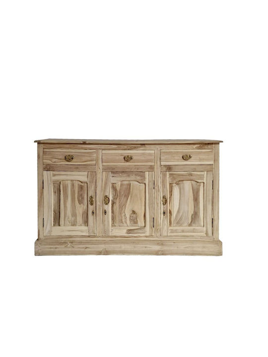 Μπουφές Munggur Ξύλινος Ανοιχτό Καφέ 150x45x90cm