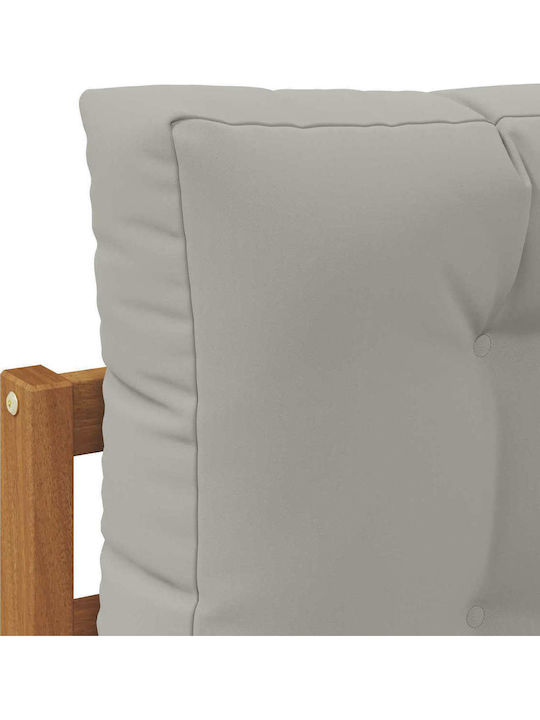Zweisitziges Outdoor-Sofa Hölzernes mit Kissen
