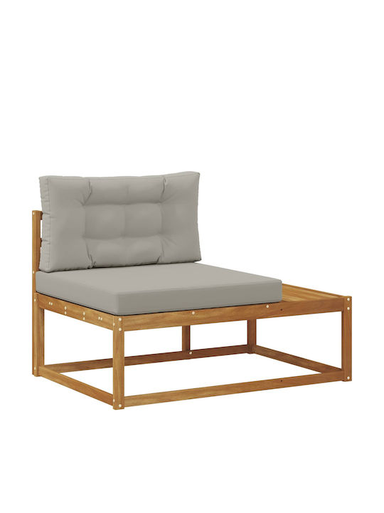 Zweisitziges Outdoor-Sofa Hölzernes mit Kissen