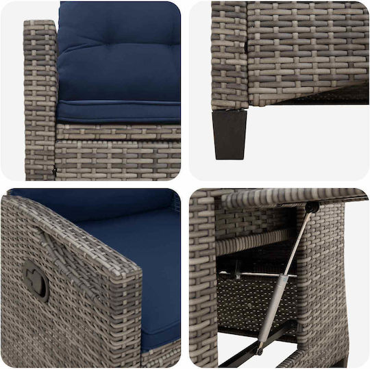 Gartenstühle Braune 56x60x112cm